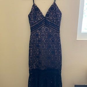 Lace cocktail dress